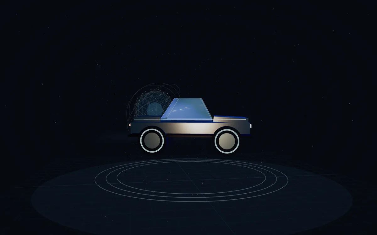 Original 3D concept vehicle